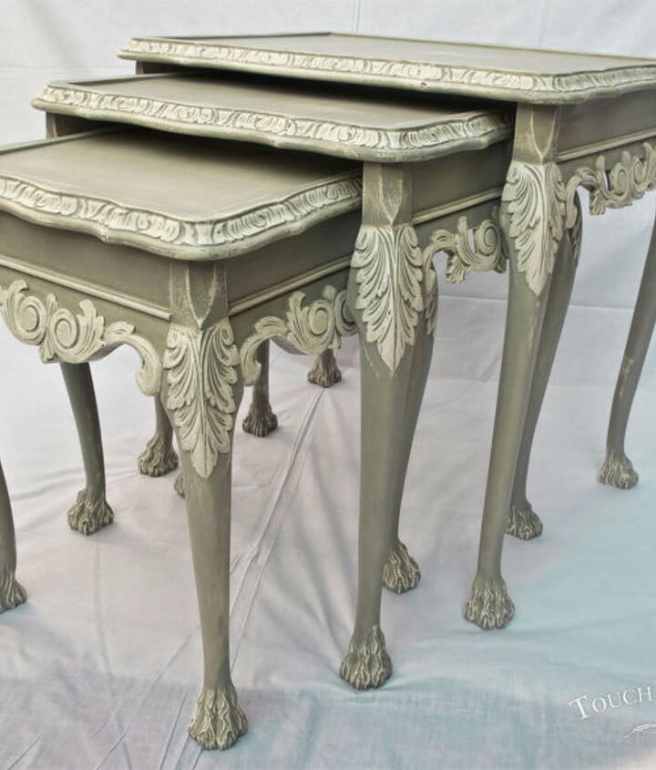 French Style Shabby Chic Nest of Tables No. 22 Hometalk French Style Shabby Chic Nest of Tables No. 22 Hometalk